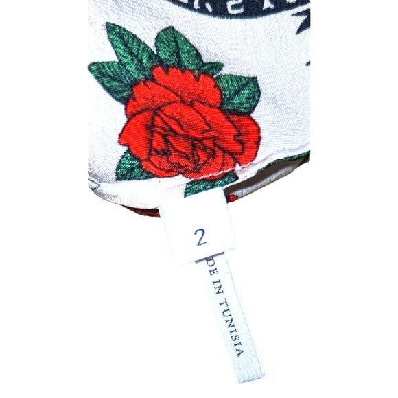 TR Sandro Paris Bessie Rose silk blouse - EUC - Picture 10 of 16